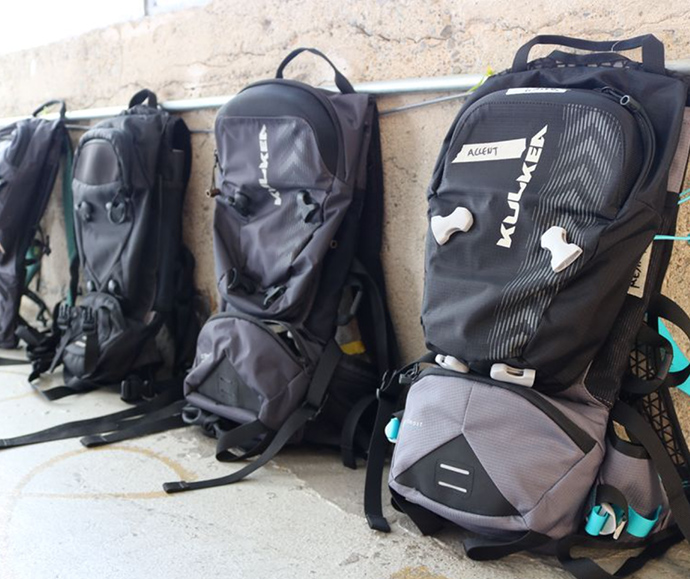 sample rounds for hydration backpack design