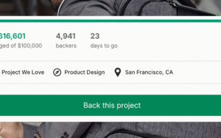 Editorial graphic showing crowdfunding growth chart next to a soft goods prototype with pattern pieces, seam lines, and construction elements representing the transition from concept to manufacturable product.