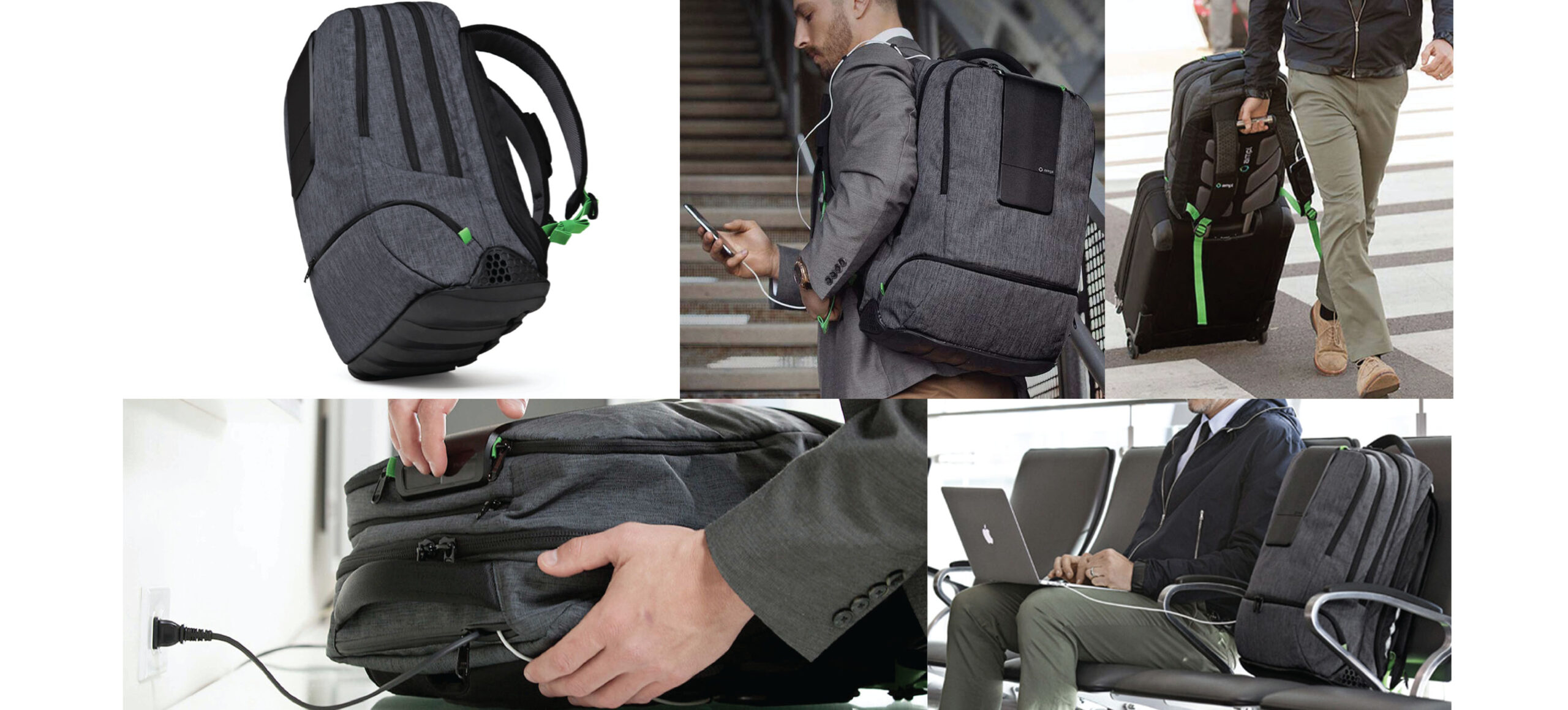 Soft goods smart backpack design with integrated electronics