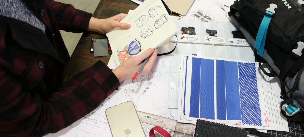 Soft goods product development process and design