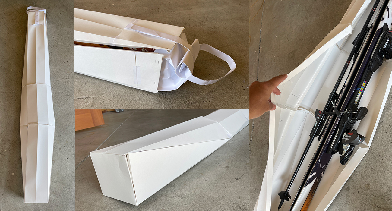 Conceptual mock-ups used during soft goods product development
