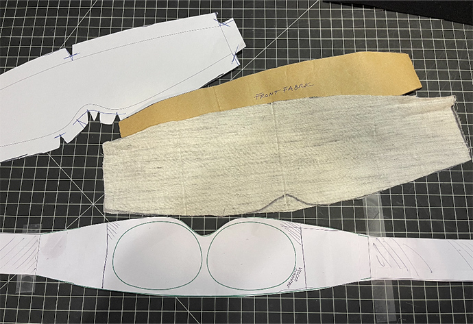 Wearable soft goods development sampling patterns